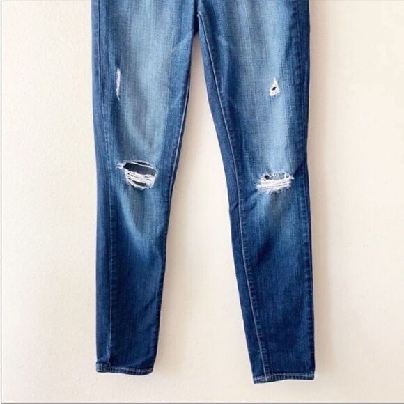 PAIGE Distressed Verdugo Ultra Skinny Low Rise Jeans - Picture 3 of 10